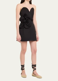 Marc JacobsSatin Daisy Belted Dress