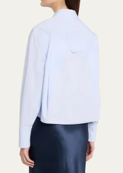 MARIA MCMANUSOrganic Cotton Cropped Button-Down Shirt