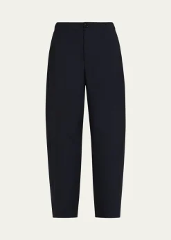 MarniElastic Waistband Straight-Leg Trousers