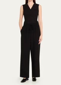 MatteauSilk Drawstring Trousers