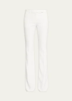 McQueenLeaf Crepe Classic Suiting Pants