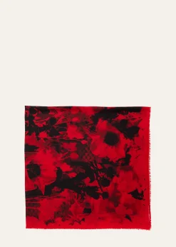 McQueenPoppy Collage Silk Scarf