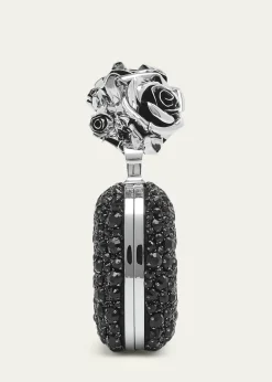 McQueenRose Sculptural Crystal-Encrusted Clutch Bag