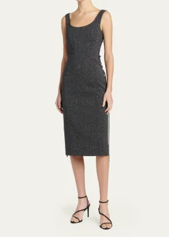McQueenSleeveless Laced Sheath Dress