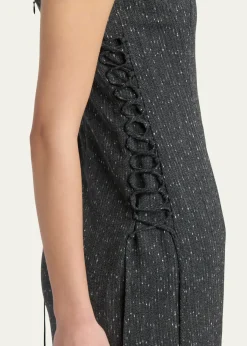 McQueenSleeveless Laced Sheath Dress