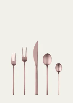 MepraDue Ice Champagne 5-Piece Flatware Set