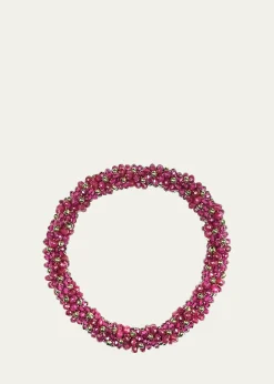 Meredith Frederick14K Ruby and Topaz Grace Bracelet