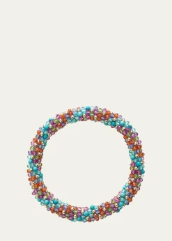 Meredith Frederick14K Yellow Gold and Mixed Gemstone Bead Bracelet