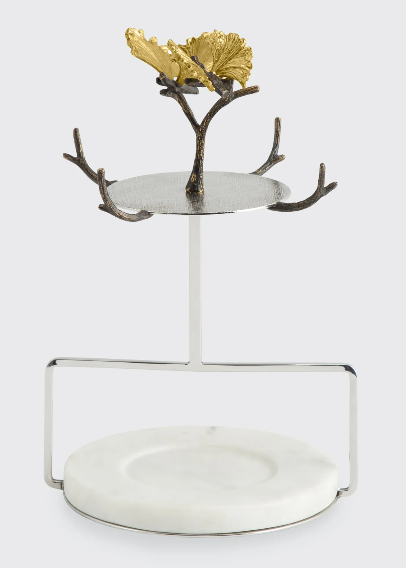 Michael AramButterfly Ginkgo Demitasse Set with Stand