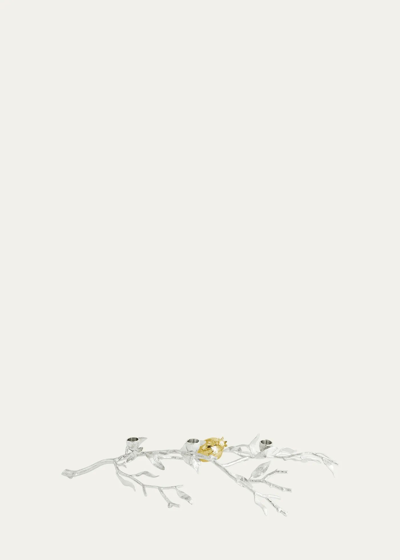Michael AramPomegranate Silver & Gold Low Candleholders