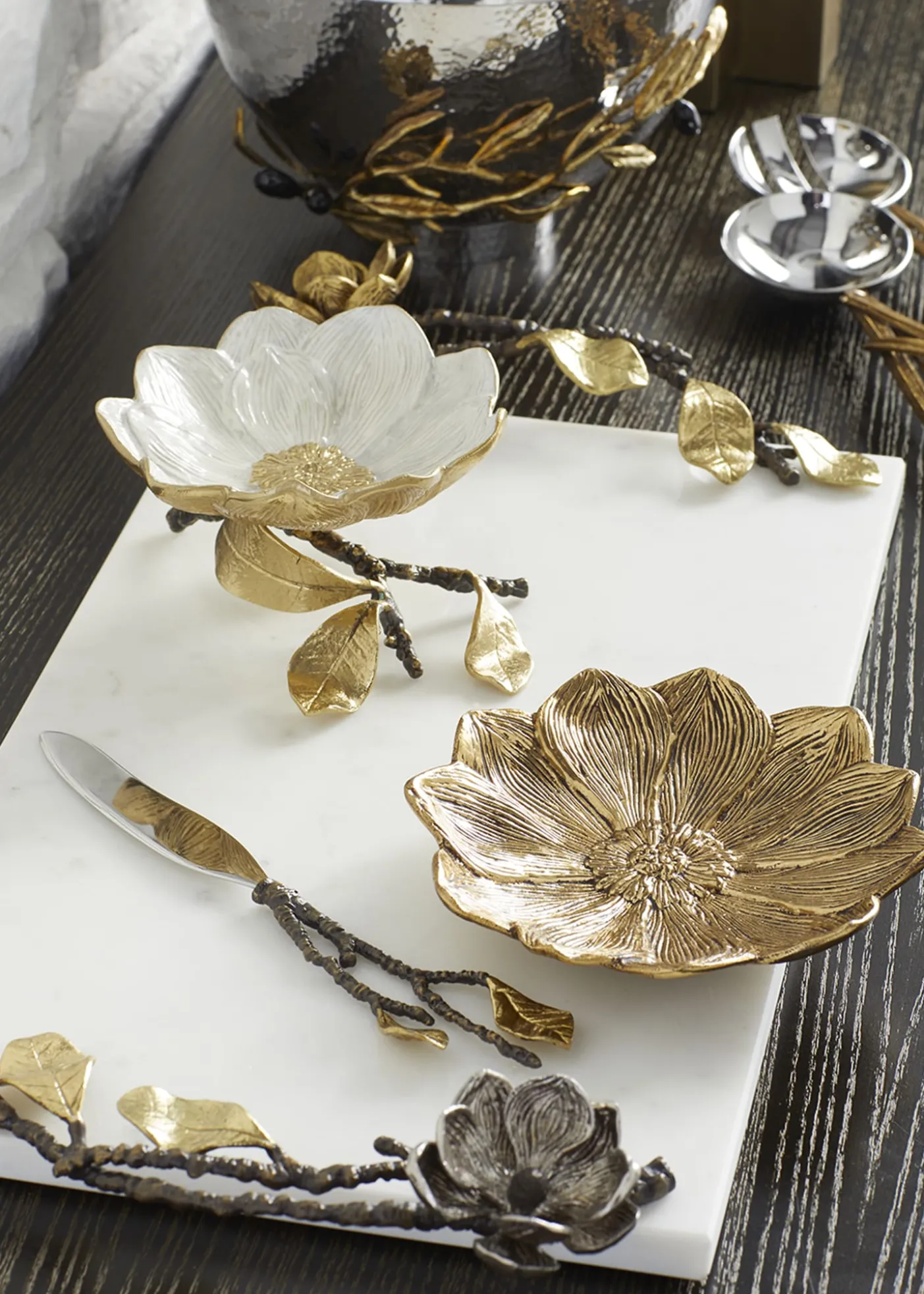 Michael AramVintage Bloom Triple Dish