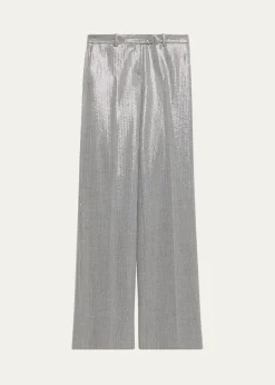 Michael Kors CollectionCamilla Sequin Pinstripe Wide-Leg Trousers