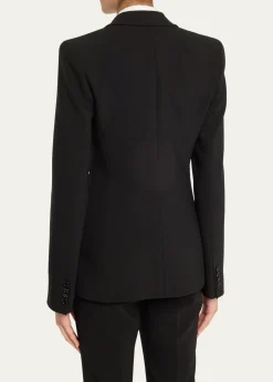 Michael Kors CollectionGeorgina One-Button Wool Blazer
