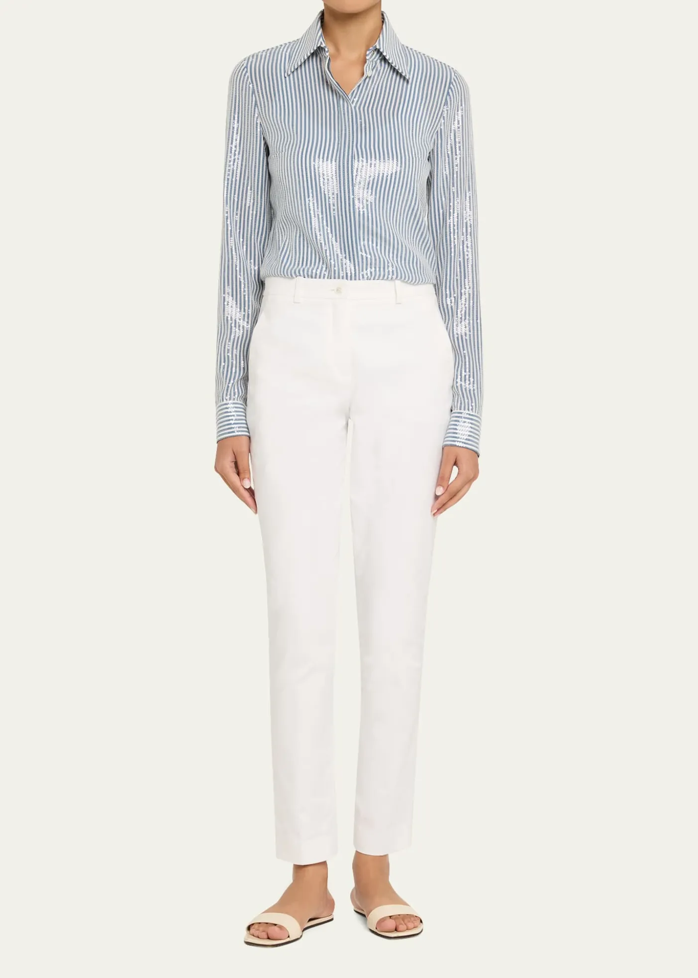 Michael Kors CollectionSamantha Slim Double Crepe Pants