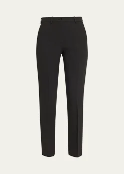 Michael Kors CollectionSamantha Double Crepe Sablé Slim-Leg Pants