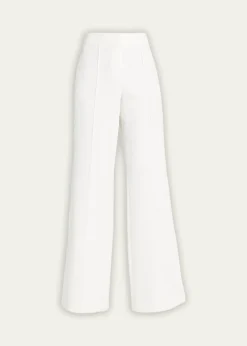 MillyNash High-Rise Wide-Leg Cady Pants