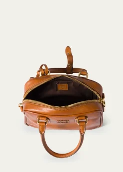 Miu MiuArcadie Aged Leather Top-Handle Bag
