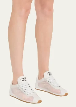 Miu MiuMesh Retro Runner Sneakers