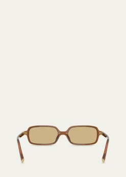 Miu Miu52MM Rectangular Sunglasses