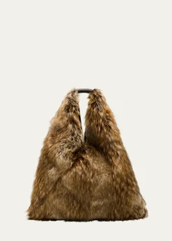MM6 Maison MargielaClassic Japanese Faux Fur Shoulder Bag