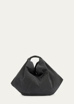 MM6 Maison MargielaJapanese Draped Canvas Top-Handle Bag