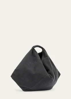 MM6 Maison MargielaJapanese Draped Canvas Top-Handle Bag