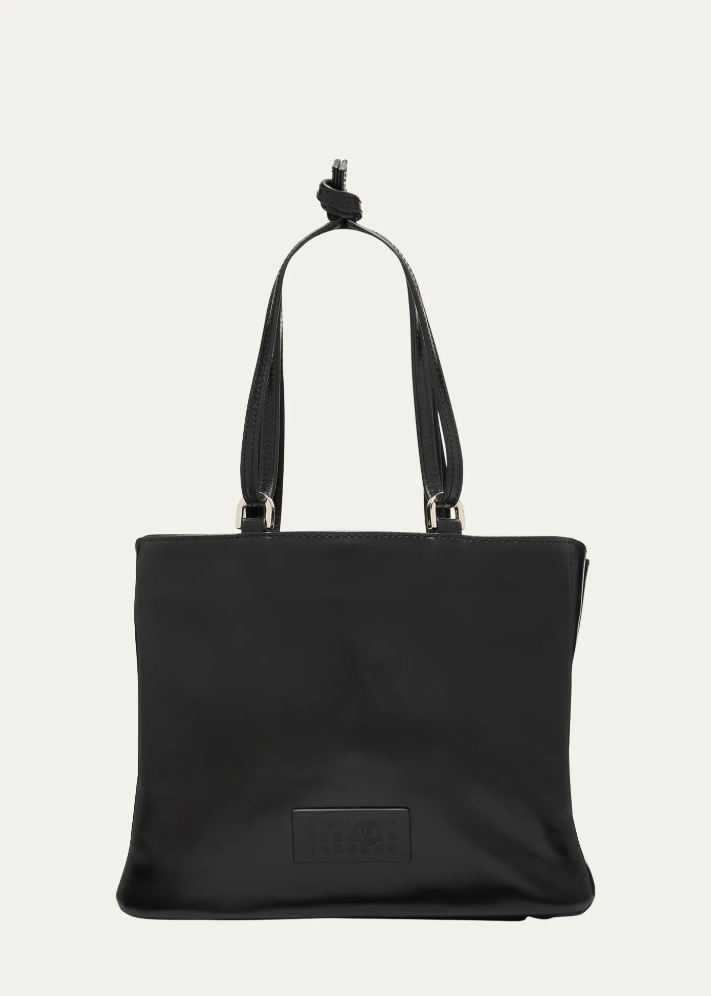 MM6 Maison MargielaNumeric East-West Leather Tote Bag