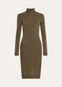 MM6 Maison MargielaWool-Blend Turtleneck Sweater Dress