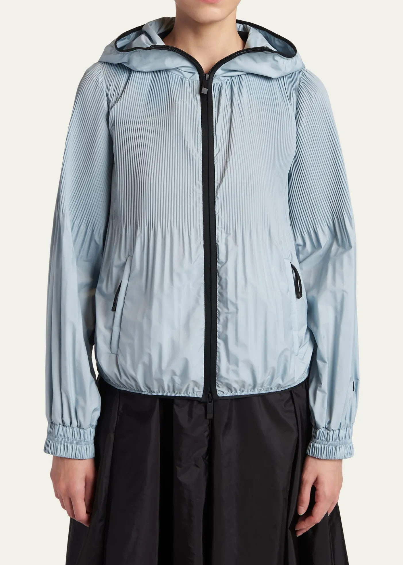 MonclerAnemone Pleated Hooded Jacket