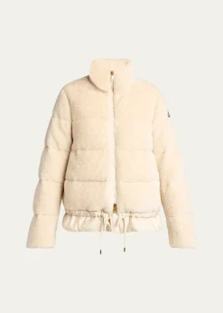 MonclerCedra Teddy Short Down Jacket