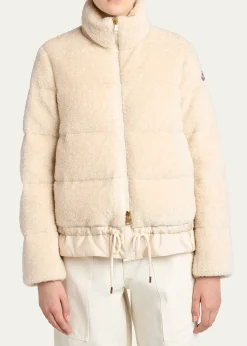 MonclerCedra Teddy Short Down Jacket