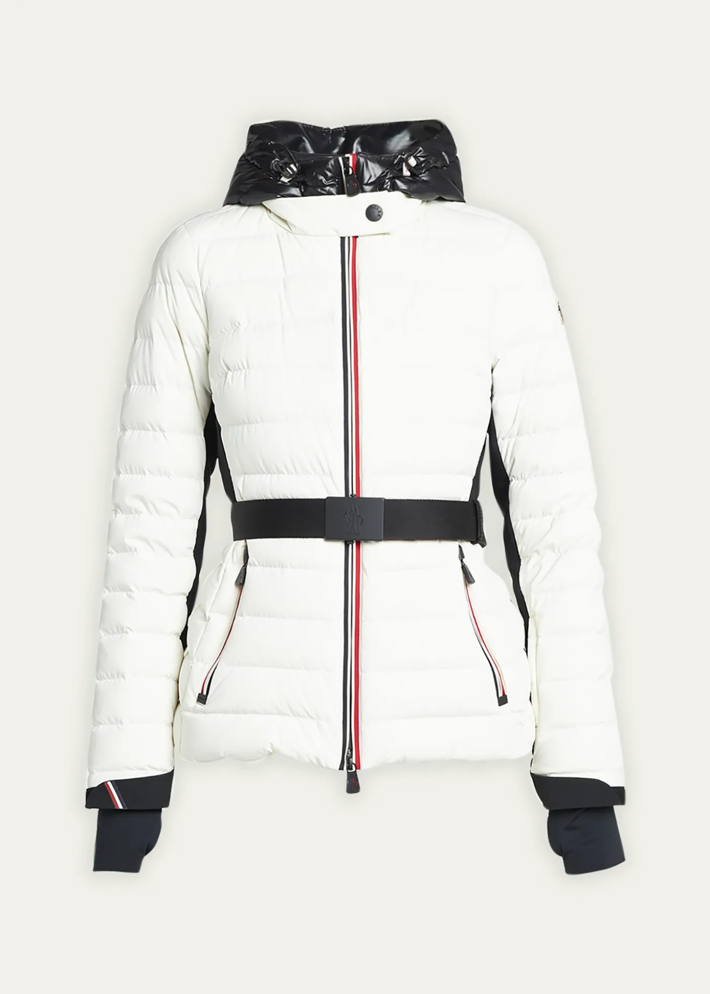 Moncler GrenobleBruche Contrast Belted Puffer Jacket