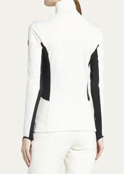 Moncler GrenobleColorblock Quarter-Zip Sweatshirt
