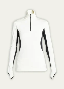 Moncler GrenobleColorblock Quarter-Zip Sweatshirt