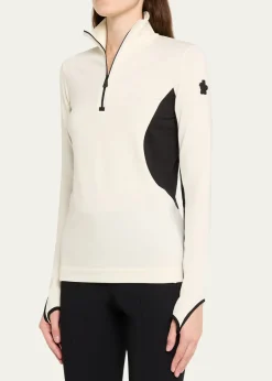 Moncler GrenoblePolartec® Base Layer Zip Turtleneck
