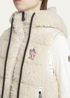 Moncler GrenobleTeddy Fleece Puffer Vest