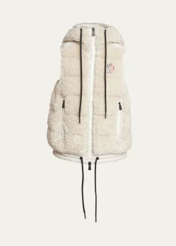 Moncler GrenobleTeddy Fleece Puffer Vest