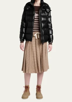 MonclerMaire Hooded Short Down Jacket