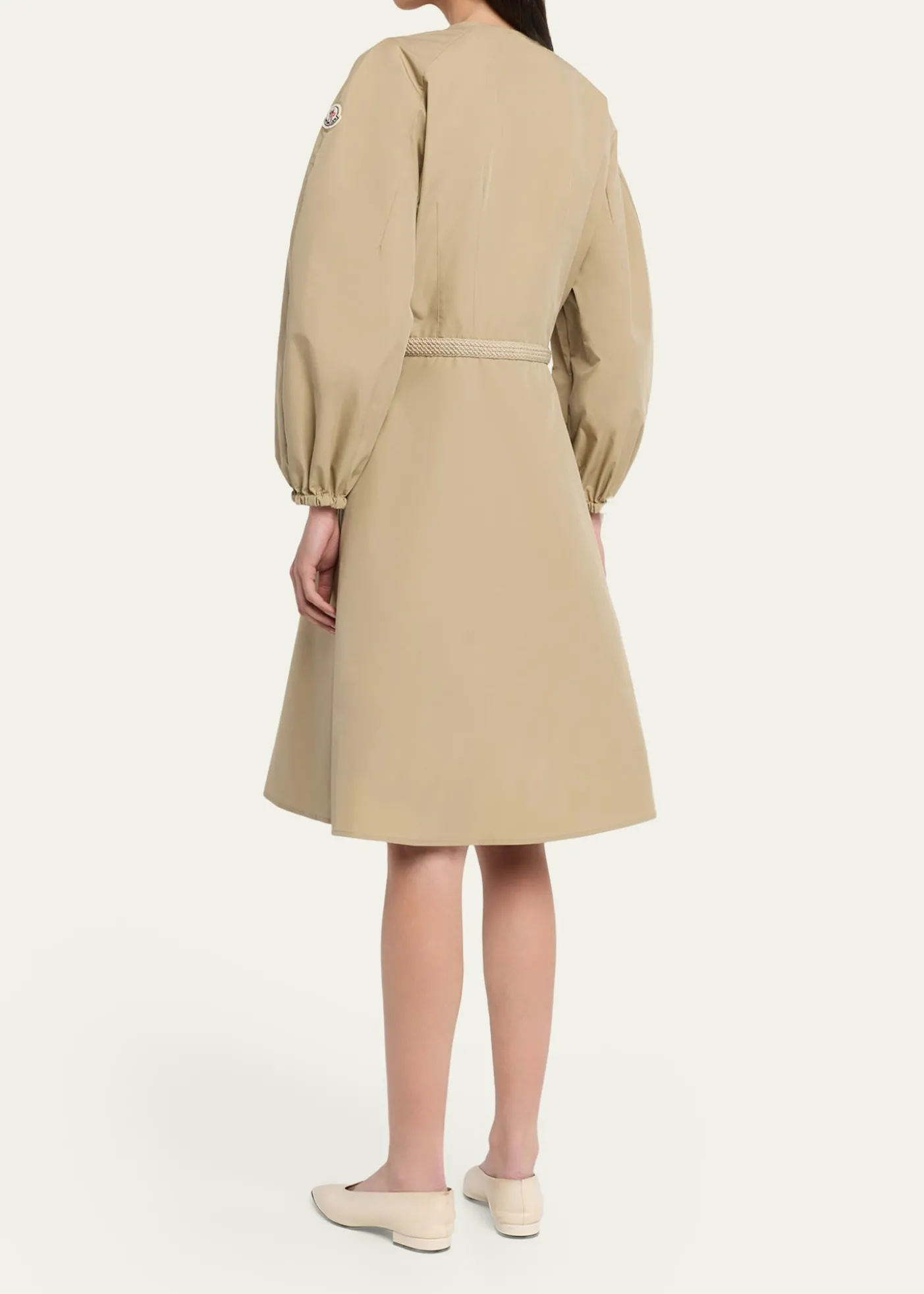 MonclerPleated Poplin Dress