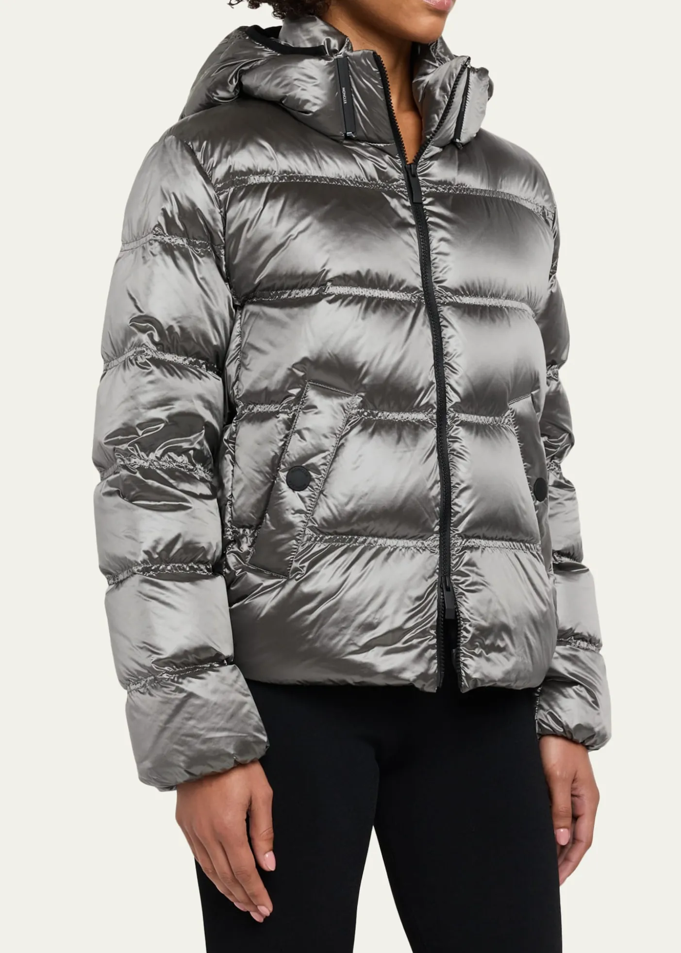MonclerQuilted Short Down Jacket