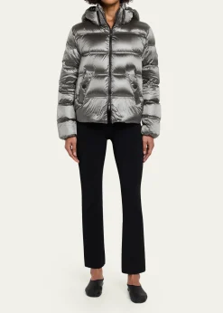 MonclerQuilted Short Down Jacket