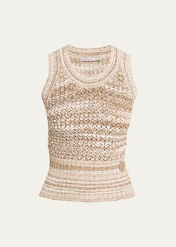MonclerStriped Tank Top