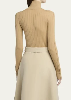MonclerWool-Cashmere Turtleneck Sweater