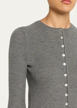 NACKIYEInsider Wool Rib Henley Top