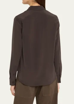 Nili LotanGaia Silk Button-Front Shirt