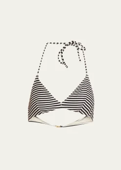 Nili LotanPrinted Triangle Bikini Top