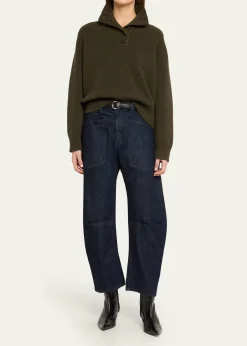 Nili LotanRenata Collared Wool Sweater