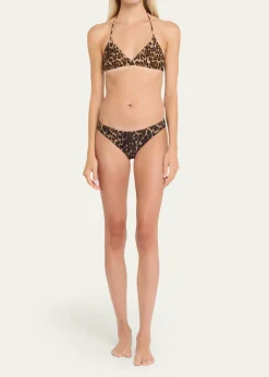 Nili LotanStriped Bikini Bottoms