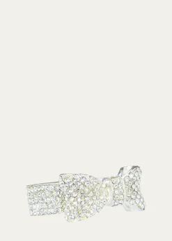 Nomi KCrystal Bow Napkin Rings, Set of 4