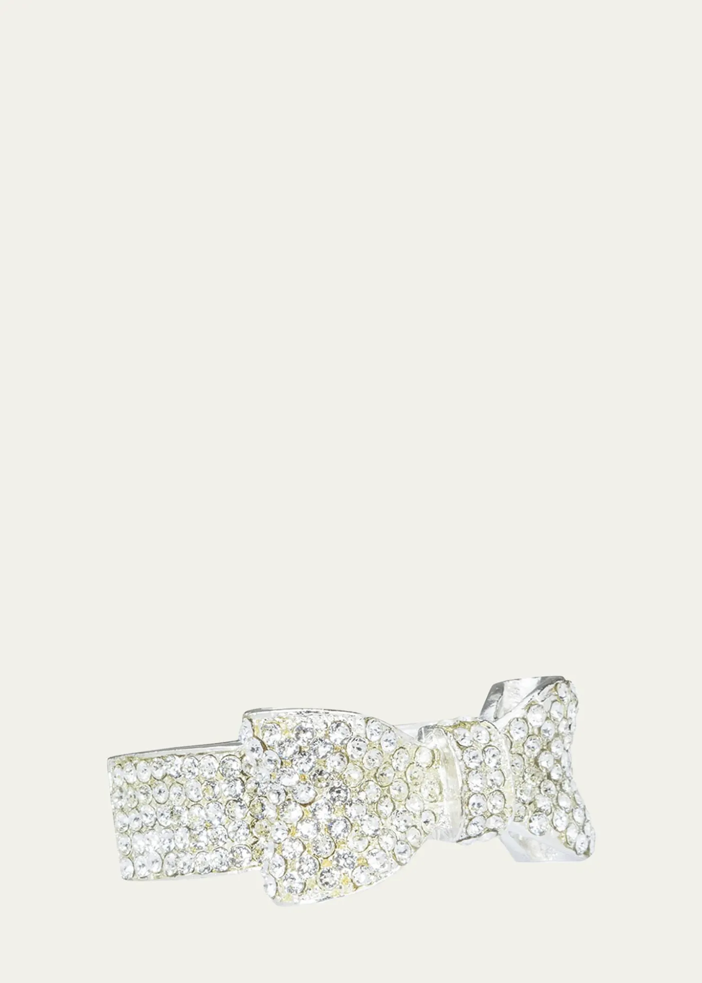 Nomi KCrystal Bow Napkin Rings, Set of 4